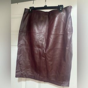 Antonio Melani real leather skirt